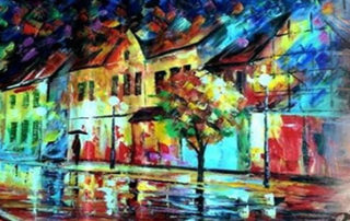 real streetscape paintings